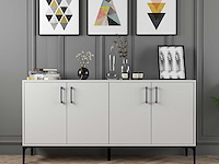 Kiev 16 console | 100% melamine | wit - afbeelding 1 van  6