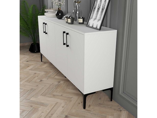 Kiev 16 console | 100% melamine | wit - afbeelding 3 van  6