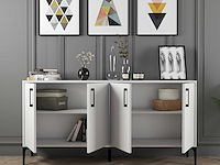 Kiev 16 console | 100% melamine | wit - afbeelding 4 van  6