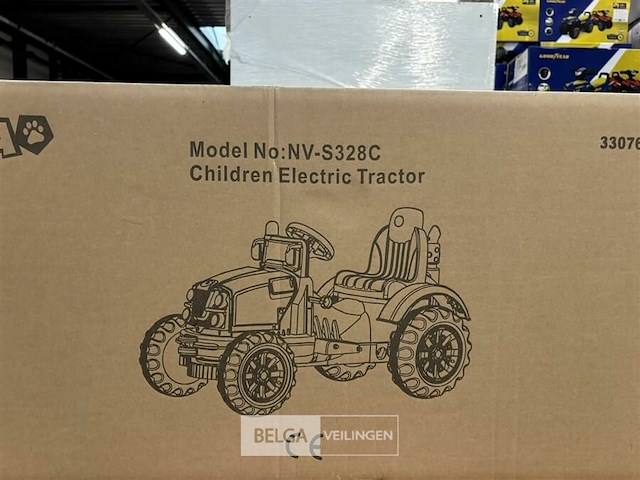 Kijana elect. tractor yellow w/o bucket - afbeelding 2 van  4