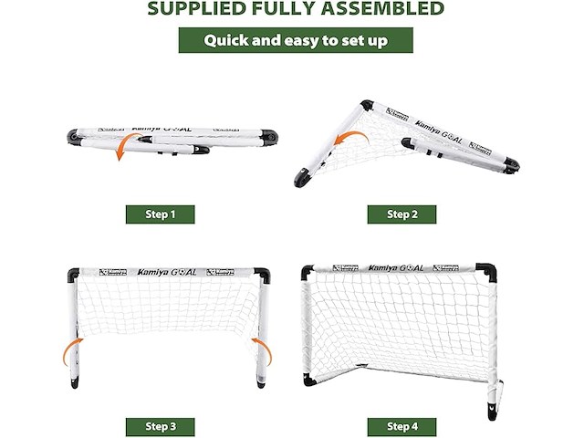 Kimaya opvouwbaar voetbaldoel (5-in-1 set) - afbeelding 3 van  4