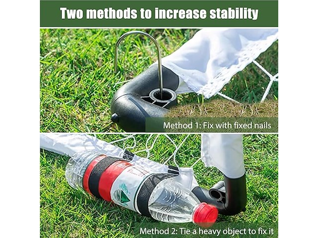 Kimaya opvouwbaar voetbaldoel (5-in-1 set) - afbeelding 4 van  4