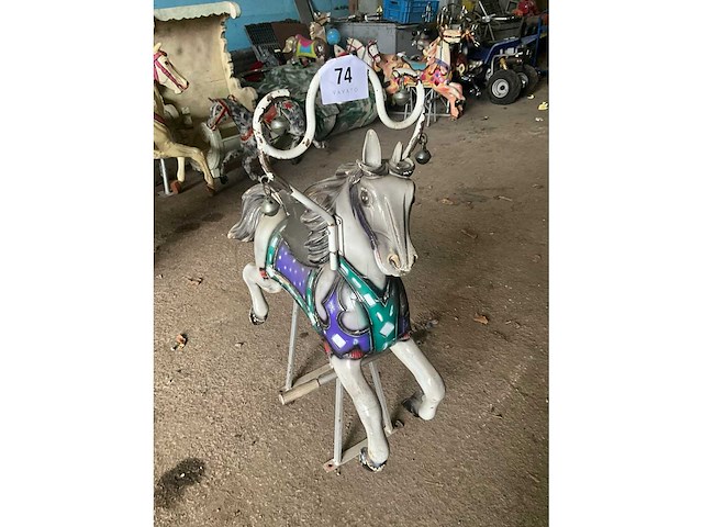 Kind carrouselpaard - afbeelding 2 van  5