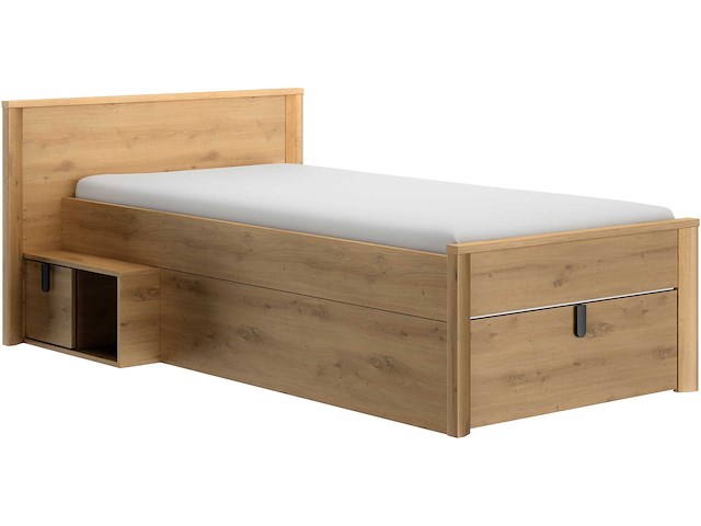 Kinder- en tienerbed met opbergruimte lugano | 90 x 200 cm | artisan oak-design - afbeelding 1 van  7
