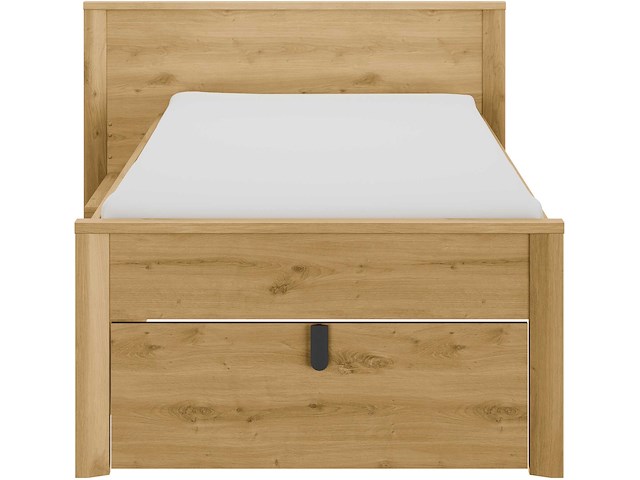 Kinder- en tienerbed met opbergruimte lugano | 90 x 200 cm | artisan oak-design - afbeelding 2 van  7