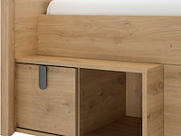 Kinder- en tienerbed met opbergruimte lugano | 90 x 200 cm | artisan oak-design - afbeelding 4 van  7
