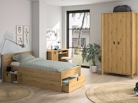 Kinder- en tienerbed met opbergruimte lugano | 90 x 200 cm | artisan oak-design - afbeelding 6 van  7