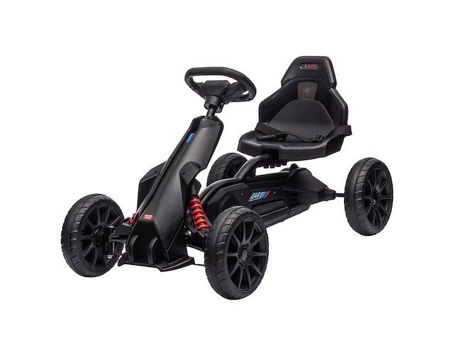 Kinder-gokart met pedaalkart en 4-standen verstelbare stoel - afbeelding 3 van  8