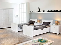 Kinderbed danz 90x200 cm - white wash - afbeelding 1 van  9