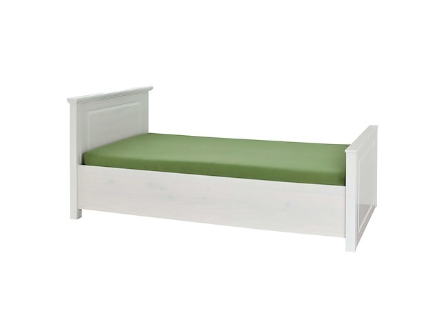 Kinderbed danz 90x200 cm - white wash - afbeelding 4 van  9