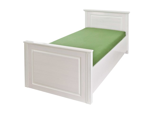 Kinderbed danz 90x200 cm - white wash - afbeelding 7 van  9
