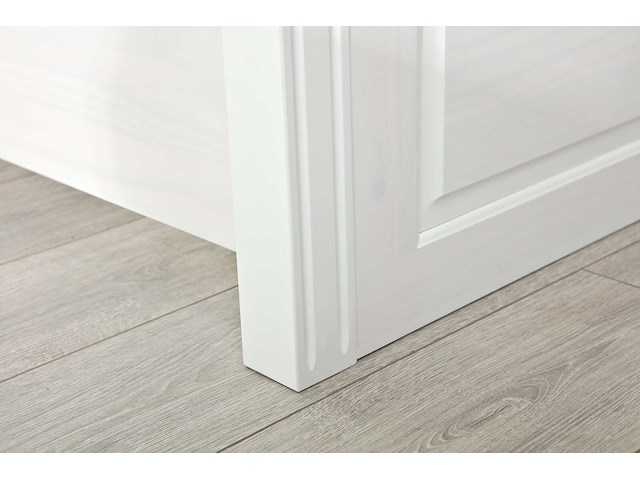 Kinderbed danz 90x200 cm - white wash - afbeelding 8 van  9