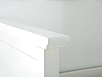 Kinderbed danz 90x200 cm - white wash - afbeelding 9 van  9