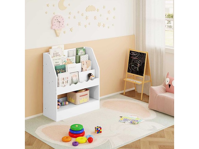 Kinderboekenkast, 5-laags kinderplank - afbeelding 1 van  4