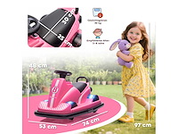 Kinderbotsauto, 360° rotatie, stuurwiel, ed-lichten - afbeelding 4 van  8