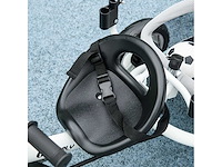 Kinderdriewieler, kinderfiets, achterste mand, bekerhouder, luifel, metalen frame, groen - afbeelding 4 van  4