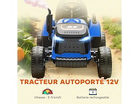 Kinderen elektrische tractor met uitneembare aanhanger - afbeelding 3 van  3