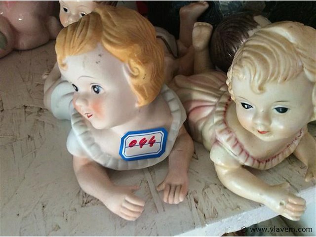 Kinderfiguren porselein 4stuks - afbeelding 2 van  3