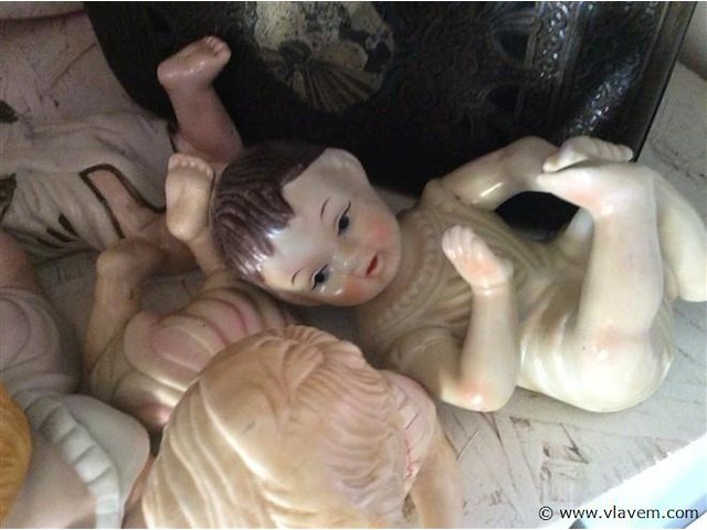 Kinderfiguren porselein 4stuks - afbeelding 3 van  3
