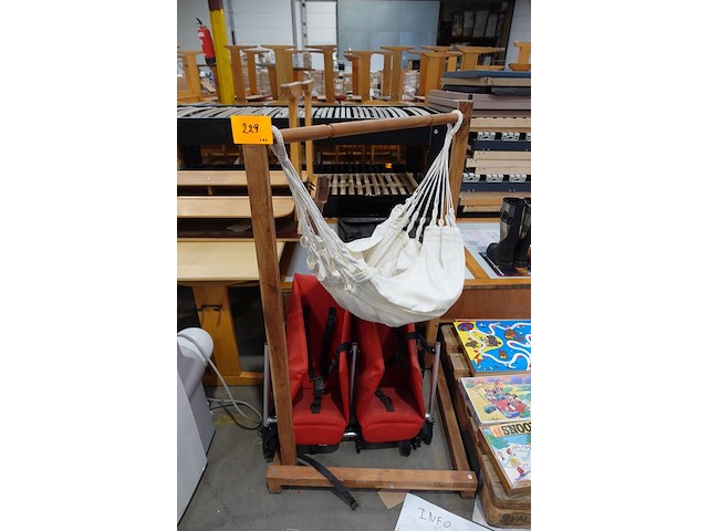 Kinderhangmat + 2x kinderzitje - afbeelding 1 van  5