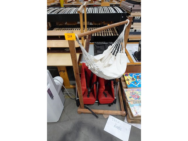 Kinderhangmat + 2x kinderzitje - afbeelding 2 van  5