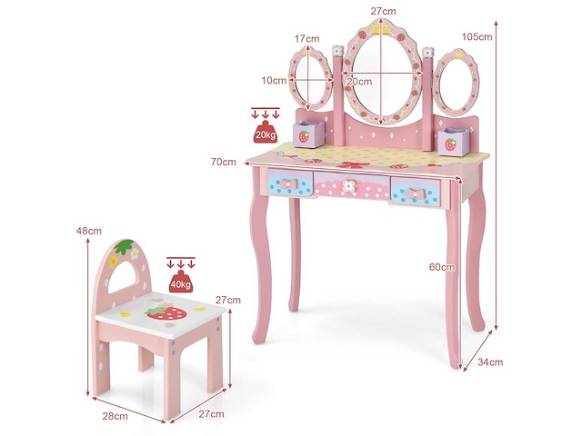 Kinderkaptafel - afbeelding 3 van  4