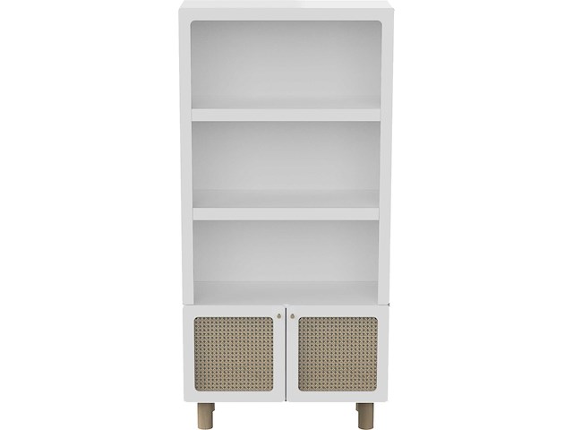 Kinderkledingkast ochna | 78,2 x 34,5 x 175,5 cm | wit - afbeelding 1 van  7