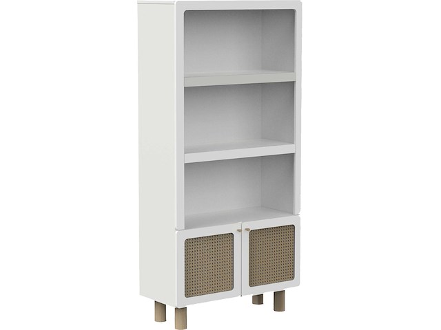 Kinderkledingkast ochna | 78,2 x 34,5 x 175,5 cm | wit - afbeelding 3 van  7