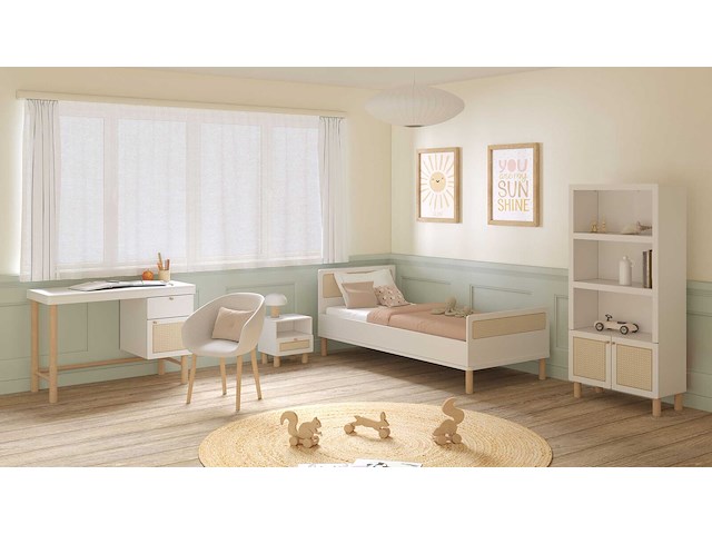 Kinderkledingkast ochna | 78,2 x 34,5 x 175,5 cm | wit - afbeelding 4 van  7