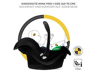 Kinderkraft moov 2 air 3-in-1 kinderwagen - opblaasbare wielen - 2-in-1 stoel - mink pro i-size autostoeltje inbegrepen - tot 27 kg - upf50+ cockpitkap - zwart - afbeelding 6 van  6