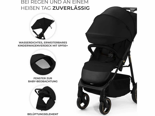 Kinderkraft trig 3 wagen - grote kinderwagen tot 25 kg - afbeelding 5 van  9
