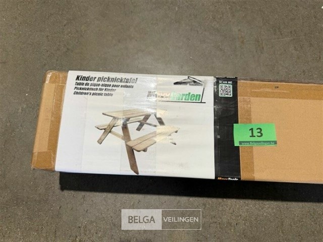 Kinderpicknicktafel 90 x 79 x 50 cm - afbeelding 3 van  3