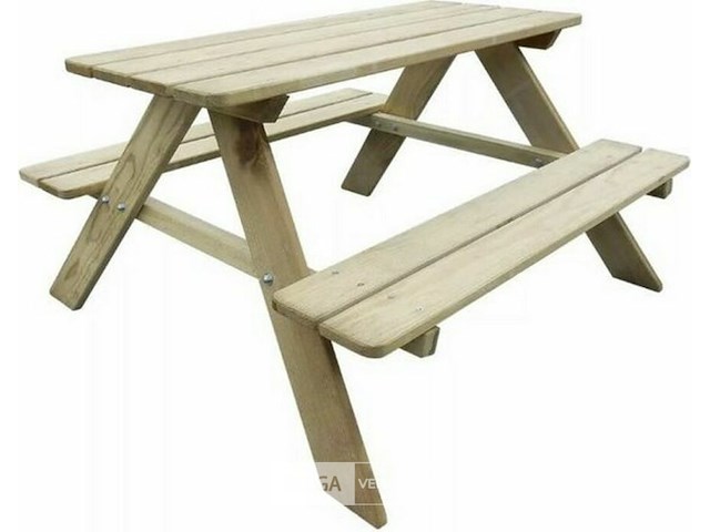 Kinderpicknicktafel 90 x 79 x 50 cm - afbeelding 2 van  3