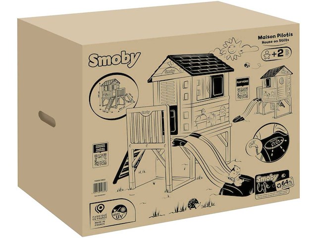 Kinderspeelhuis "smoby life on stilts" - afbeelding 5 van  6