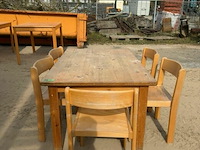 Kindertafel + 5 stoelen - afbeelding 2 van  2
