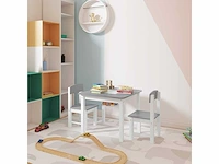 Kindertafel en stoelset, 1 kindertafel + 2 kinderstoelen - afbeelding 5 van  6