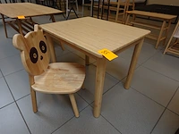 Kindertafel & stoel panda - afbeelding 1 van  3