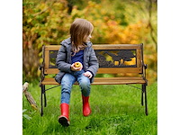 Kindertuinbank met dierenmotieven - afbeelding 3 van  4
