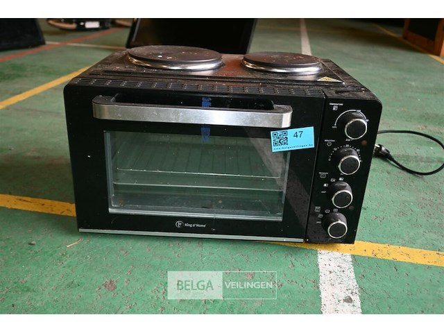 King d'home oven met 2 kookplaten - afbeelding 2 van  4
