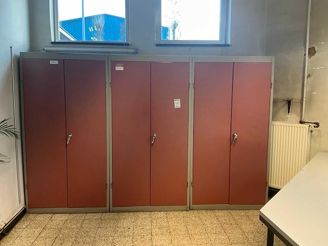 King metalen 2-deurs archiefkast (3x) - afbeelding 1 van  3