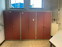 King metalen 2-deurs archiefkast (3x) - afbeelding 1 van  3