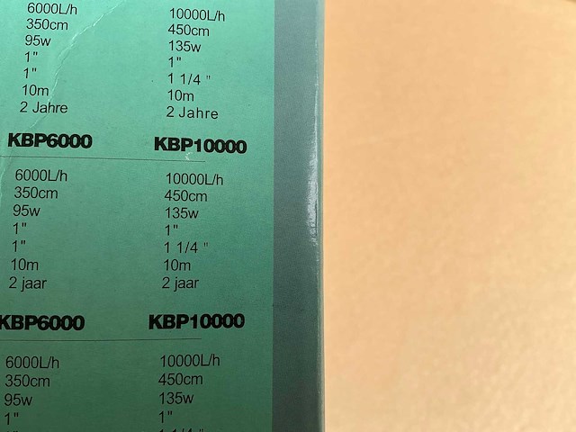 Kingbridge kbp10000 vijverpomp (2x) - afbeelding 4 van  7