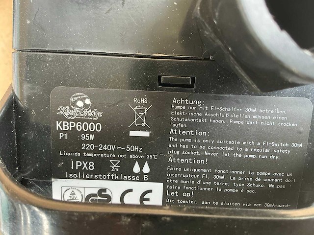 Kingbridge kbp6000 vijverpomp (3x) - afbeelding 5 van  5