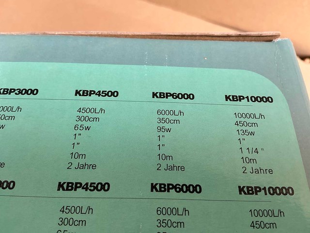 Kingbridge kbp6000 vijverpomp (3x) - afbeelding 3 van  5