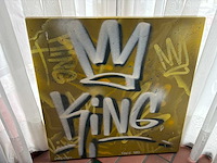 Kings table graffiti kunstwerk - afbeelding 1 van  3