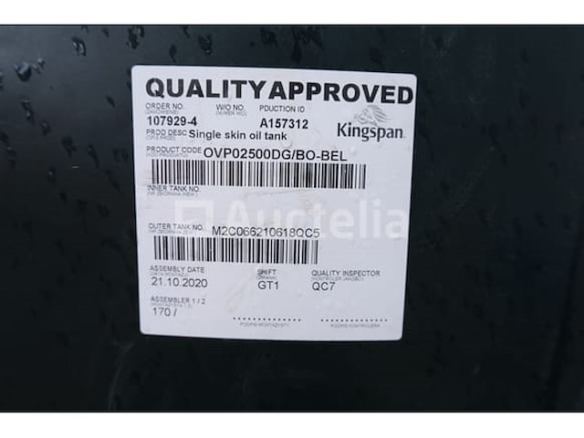 Kingspan 2500 liter dieseltankwagen ovp02500dg - afbeelding 4 van  7