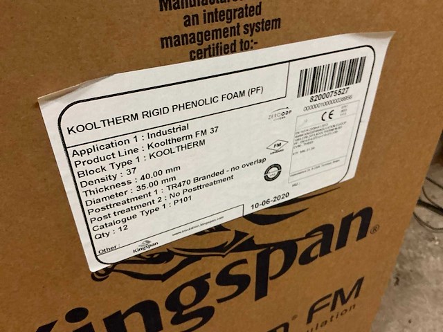 Kingspan kooltherm fm 37 isolatie - afbeelding 4 van  7