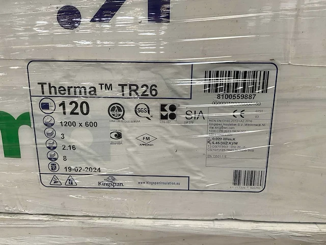 Kingspan therma tr26 120 isolatieplaten - afbeelding 4 van  4