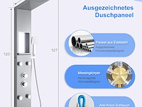 Kinkibos douchepaneel met plank en kraan - afbeelding 3 van  7