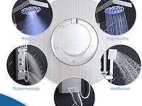 Kinkibos douchepaneel met plank en kraan - afbeelding 6 van  7